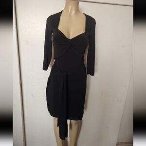 Chic Black Long Sleeve Dress